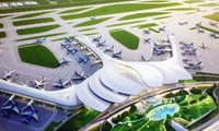 Mô hình dự án sân bay Long Thành Ảnh: P.V