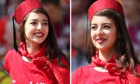Bóng hồng Bỉ và Tunisia đua sắc trên khán đài World Cup