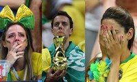 Brazil bị loại khỏi World Cup, mưa nước mắt trên khán đài