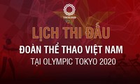 Lịch thi đấu mới nhất đoàn thể thao Việt Nam tại Olympic Tokyo 2020