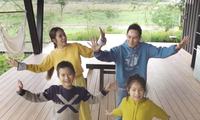 Gia đình Lý Hải - Minh Hà tự quay MV &quot;không ê-kíp&quot; cùng các con khi bị kẹt ở Lâm Đồng