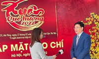 Thứ trưởng Phạm Quang Hiệu, Chủ nhiệm Ủy ban Nhà nước về người Việt Nam ở nước ngoài trả lời phỏng vấn báo chí ngày 7/1/2022.