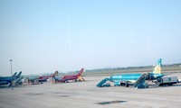 Nhiều chuyến bay trong ngày 21/1 không thể hạ cánh xuống sân bay Nội Bài (Hà Nội) do không khí ô nhiễm, giảm tầm nhìn.