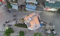 Cận cảnh căn nhà 4 mặt tiền &apos;độc nhất vô nhị&apos; tại Hà Nội