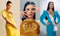 Á hậu Kim Duyên đẹp sắc sảo với thiết kế của Công Trí trong &quot;Road To Miss Universe 2021&quot;