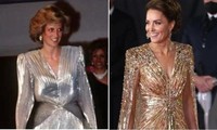 Lý do Công nương Kate chọn chiếc váy lấp lánh dự ra mắt phim: Như “lời nhắc” đến mẹ chồng?