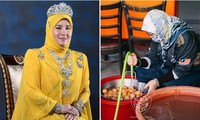 Người dân Malaysia gặp khó khăn do lũ lụt: Hoàng hậu tự tay nấu 1.000 hộp thức ăn để tặng