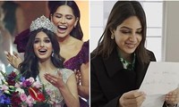 Hoa hậu Hoàn vũ Harnaaz Sandhu xúc động khi đọc thư từ người tiền nhiệm, trong đó viết gì?