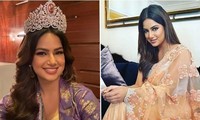 Kệ ai chê phát tướng, Hoa hậu Hoàn vũ Harnaaz Sandhu được khen cực xinh đẹp khi về Ấn Độ