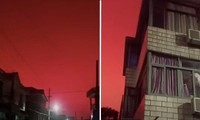 Bầu trời đỏ quạch gần Thượng Hải (Trung Quốc) khiến mọi người sợ hãi, được giải thích thế nào?