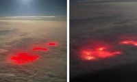 Phi công nhìn thấy ánh sáng đỏ bí ẩn trên mây khi bay qua Đại Tây Dương, có thể là gì?