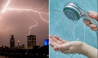 Cảnh báo những việc không nên làm khi ngoài trời mưa bão: Rửa bát được không?