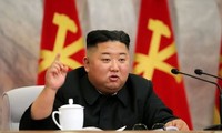 Bản tin của KCNA đưa ra đánh dấu sự xuất hiện đầu tiên của nhà lãnh đạo Kim Jong Un sau khoảng ba tuần vắng bóng. Ảnh: KCNA.