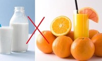 Những thực phẩm đại kỵ với sữa, khi kết hợp chung có thể gây tiêu chảy, sỏi thận