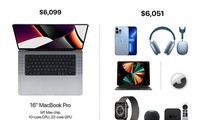 Màn &quot;chọn 1 hay 9&quot; làm Vnet xôn xao: Giá MacBook Pro 16 inch có thể đủ mua 9 thiết bị khác