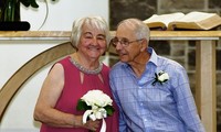 Cụ ông 84 tuổi làm đám cưới với tình đầu sau gần 7 thập kỉ xa cách gây xúc động