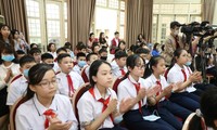 Thiếu nhi Thủ đô Hà Nội tại Hội nghị tổng kết mô hình Hội đồng trẻ em TP Hà Nội, giai đoạn 2017 - 2020.