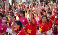 Các em thiếu nhi Quảng Nam hào hứng tham gia ngay ngày hội "Thiếu nhi Việt Nam - Học tập tốt, rèn luyện chăm"