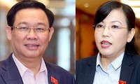 Miễn nhiệm bà Nguyễn Thanh Hải, ông Vương Đình Huệ do chuyển công tác khác