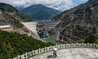 Đập Tiểu Loan ở tỉnh Vân Nam xây dựng trên sông Mê Kông. Ảnh: National Geographic.