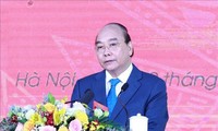 Chủ tịch nước Nguyễn Xuân Phúc phát biểu tại Lễ kỷ niệm. Ảnh: Thống Nhất/TTXVN 
