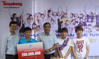 Quỹ Hỗ trợ Tài năng trẻ Việt Nam tặng thưởng đội tuyển bóng nữ Việt Nam