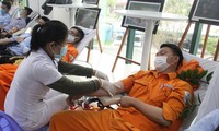 450 &apos;chiến sĩ áo cam&apos; hiến máu giúp người bệnh
