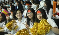 Nhiều bạn trẻ ở Bắc Giang rủ nhau cùng đi cổ vũ SEA Games 31