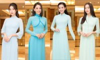 Hoa hậu Đỗ Thị Hà, Tiểu Vy cùng dàn hậu khoe sắc nền nã trong tà áo dài, nhận cương vị mới