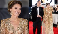 Công nương Kate Middleton mặc chiếc váy đẹp lộng lẫy trên thảm đỏ khiến netizen dậy sóng