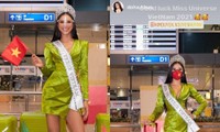 Hành động bất ngờ của Hoa hậu Đỗ Thị Hà khi Á hậu Kim Duyên lên đường thi Miss Universe
