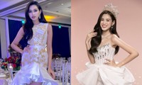 Hoa hậu Đỗ Thị Hà diện thiết kế lấy cảm hứng từ logo Miss World đến buổi đấu giá từ thiện