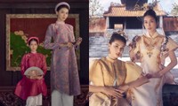 Tiếp tục chụp ảnh đôi với áo dài, Á hậu Phương Anh - Ngọc Thảo được netizen &quot;đẩy thuyền&quot;