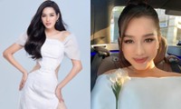 Hoa hậu Đỗ Thị Hà đã về đến quê nhà, khoe ảnh với phong cách trang điểm sắc sảo