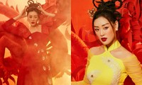 Hoa hậu Khánh Vân gửi lời chúc ý nghĩa trong bộ ảnh đón Xuân lấy cảm hứng từ loài rồng