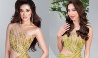 Hoa hậu Thùy Tiên và Khánh Vân &quot;đụng hàng&quot; thiết kế dạ hội lấp lánh, ai nổi bật hơn?