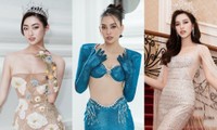 Hoa hậu Đỗ Thị Hà, Tiểu Vy, Lương Thùy Linh đẹp như nữ thần ở thảm đỏ Miss World Vietnam