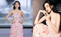 Ngắm bộ ảnh đẹp như nàng tiên hoa của Hoa hậu Đỗ Thị Hà trên sàn diễn thời trang