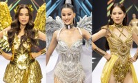 Miss Universe Vietnam: BST đồng thiết kế của Hoa hậu Khánh Vân rực rỡ nhưng chưa đã mắt?