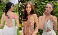 Các nàng hậu khoe lưng ong: Hoa hậu Đỗ Thị Hà và Á hậu Phương Anh có màn đụng đồ thú vị