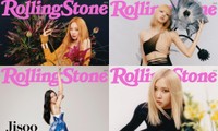 Ngắm trọn bộ ảnh bìa solo tuyệt đẹp của 4 thành viên BLACKPINK trên Rolling Stone