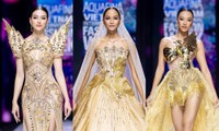 Hoa hậu H’Hen Niê lộng lẫy như nữ hoàng trong thiết kế đầm dạ hội của NTK Linh San