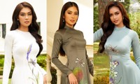 Top 41 Hoa hậu Hoàn vũ Việt Nam 2022 khoe nhan sắc dịu dàng với áo dài trước thềm Chung kết