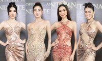 Hoa hậu Thùy Tiên, Lương Thùy Linh và dàn người đẹp đọ sắc với váy cut-out xuyên thấu hiểm hóc