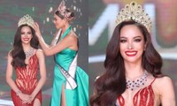 Đối thủ mới của Ngọc Châu, tân Hoa hậu Hoàn vũ Thái Lan sở hữu nhan sắc vô cùng rực rỡ