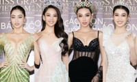 Hoa hậu Mai Phương đọ sắc trên thảm đỏ cùng Hoa hậu Thùy Tiên và Lương Thùy Linh