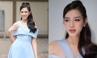 Hoa hậu Đỗ Thị Hà khoe trình catwalk trong tour tuyển sinh Hoa hậu Việt Nam 2022 tại Hà Nội