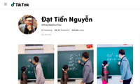 Lên TikTok học Toán với thầy giáo “hot” nhất Hà Nội