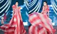Hoa hậu Đỗ Mỹ Linh vừa là giám khảo vừa là vedette đêm Người đẹp Thời trang