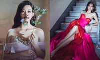 Hoa hậu Lương Thùy Linh khoe đôi chân 1m22 thon dài hiếm có trong bộ ảnh thời trang mới